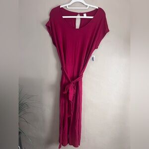 Old Navy Backless Pink Jumpsuit